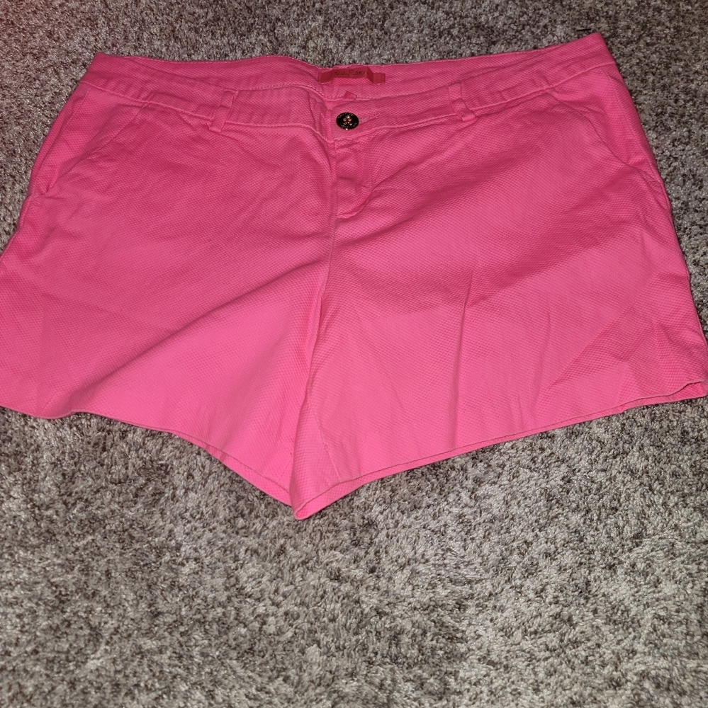 Lilly pulitzer hott pink callahan shorts